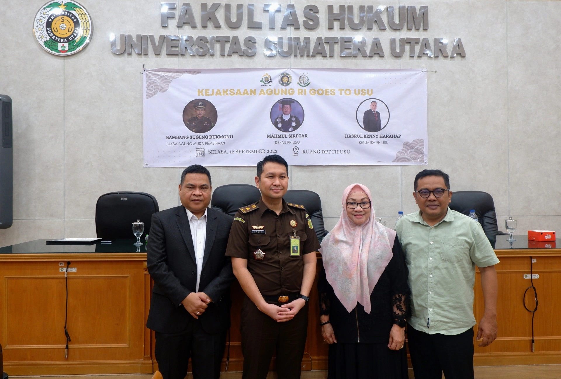 IKA FH USU and KEJAGUNG RI Cooperate to Hold KEJAGUNG RI Goes To USU Activities